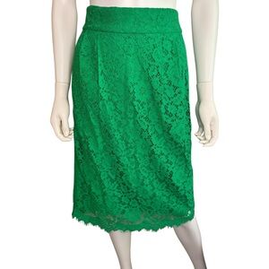 J. Crew Lace Pencil Skirt